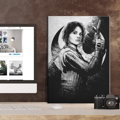 ROGUE ONE MORALITY - Magnetic Metal Poster 45x32 - Jyn - 4