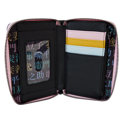 Loungefly Borsa A Tracolla Demon Slayer AOP – Nylon Con Portamonete, Stampa Tanjiro, Licenza Ufficiale, 19x10x3 Cm