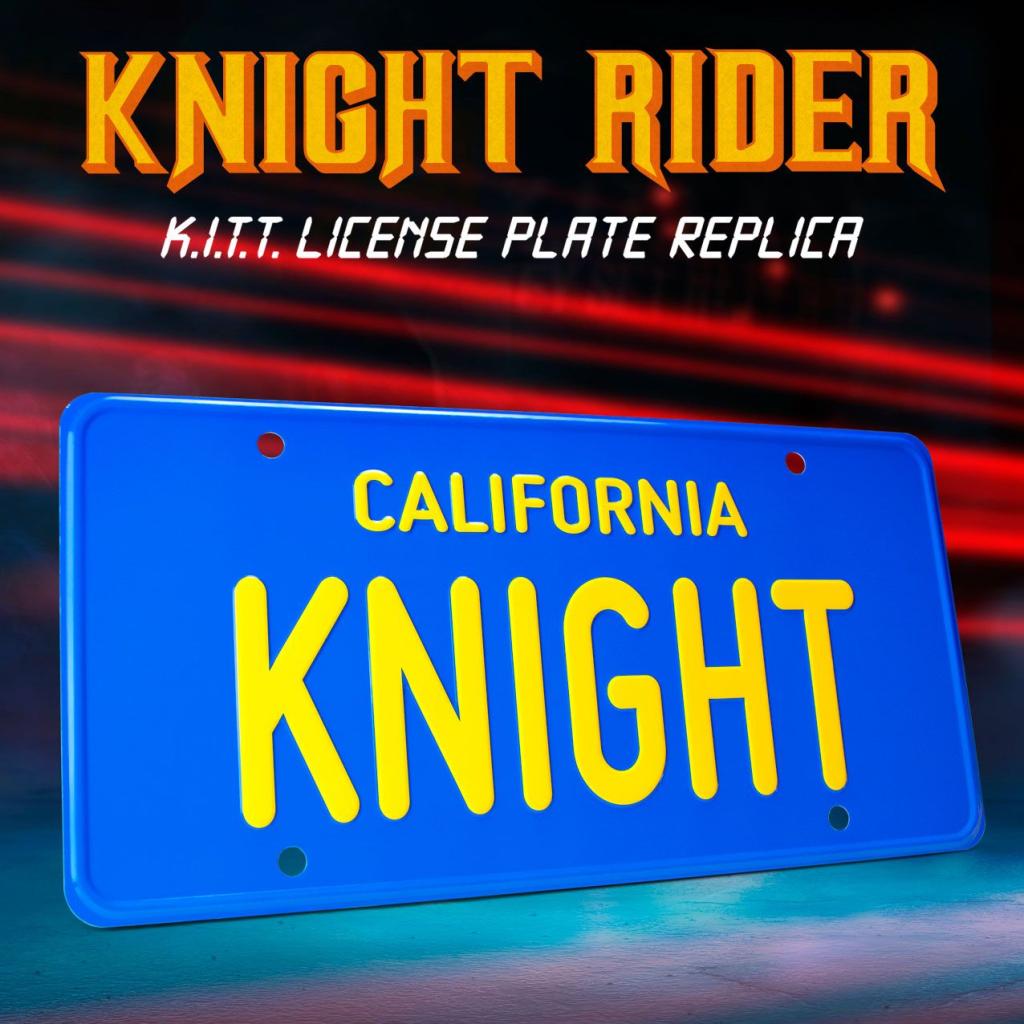 KNIGHT RIDER - 'K.I.T.T.' License Plate - 33,5 x 16 cm - 2