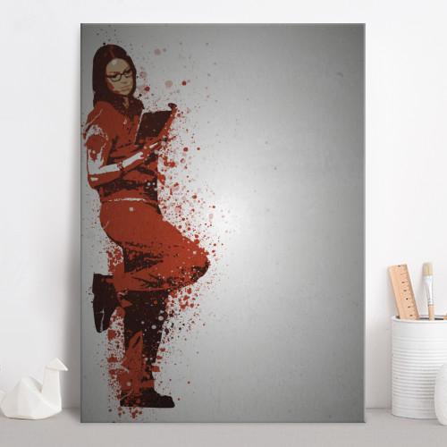 PC SPLATTER - Magnetic Metal Poster 45X32 - The Hot One - 2