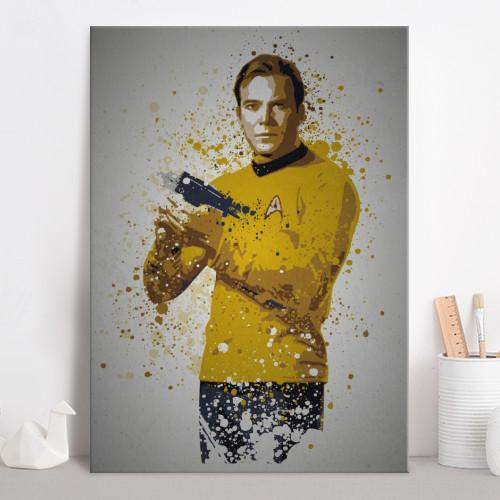 PC SPLATTER - Magnetic Metal Poster 45X32 - Boldly Go - 2