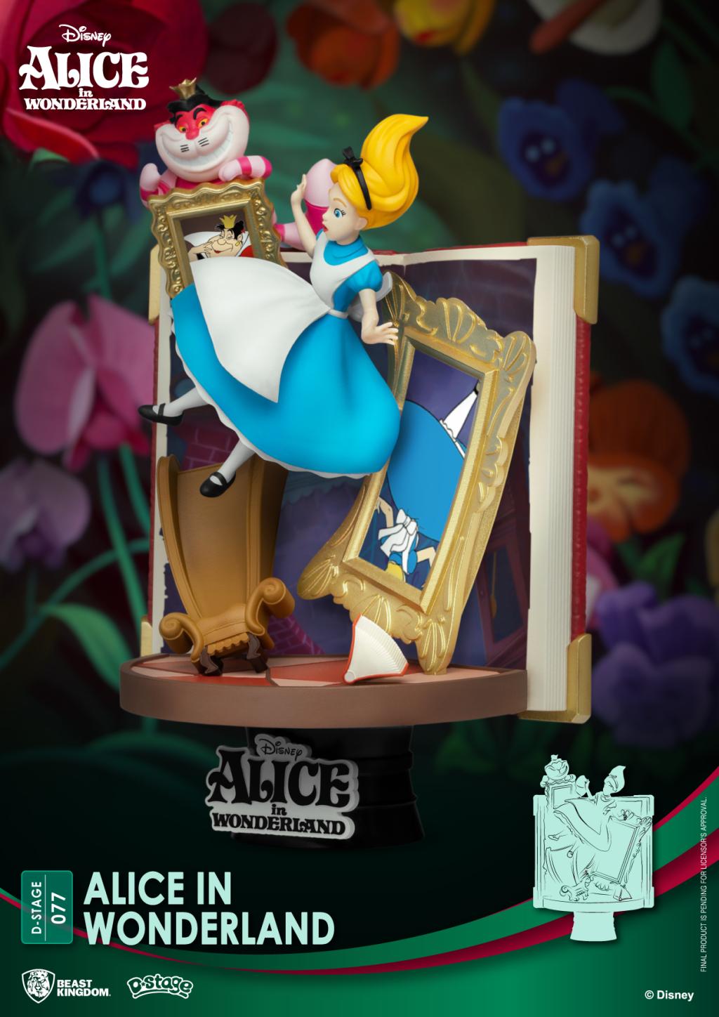 DISNEY - Alice au Pays des Merveilles - Diorama D-Stage 13cm - 2