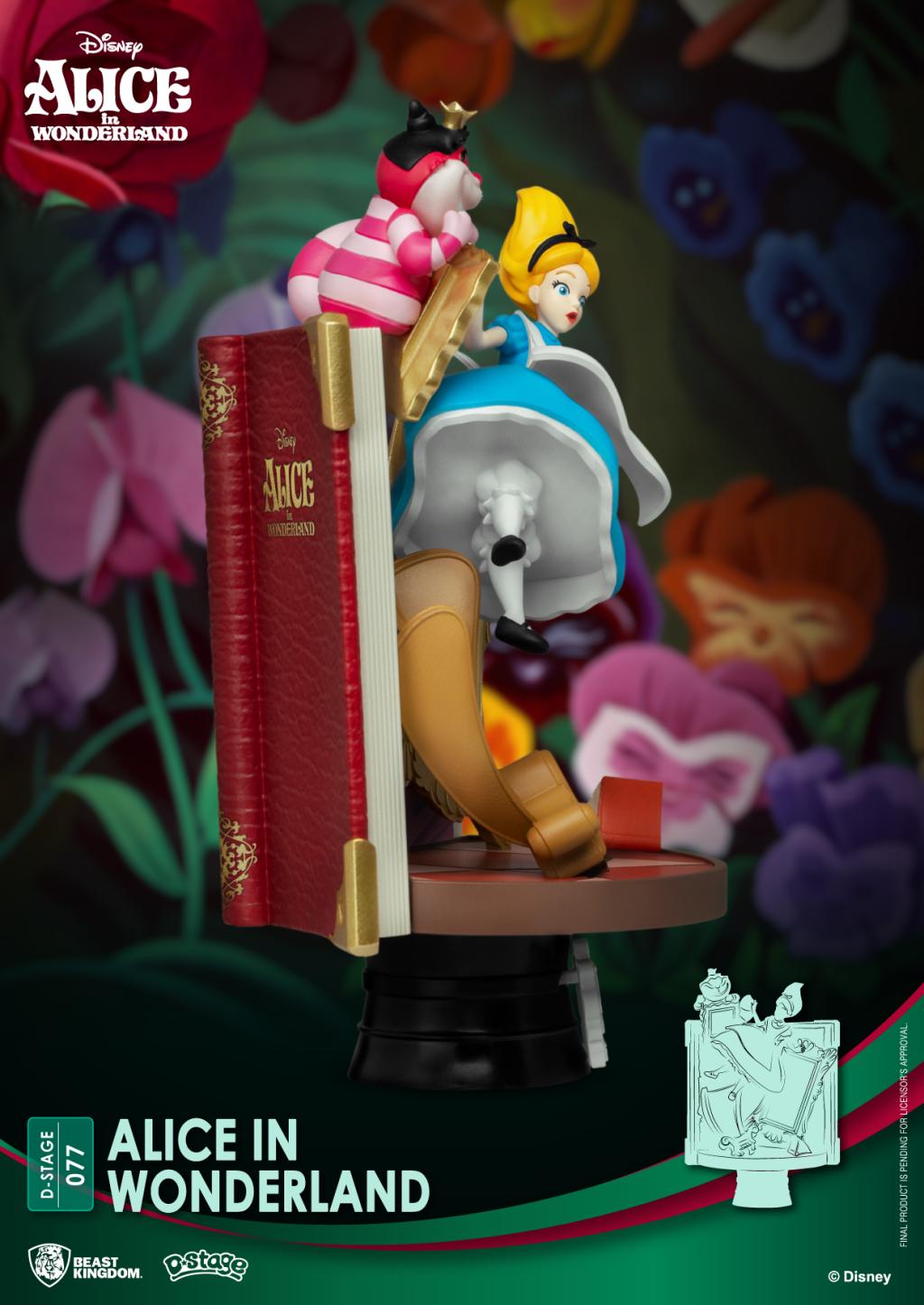 DISNEY - Alice au Pays des Merveilles - Diorama D-Stage 13cm - 3