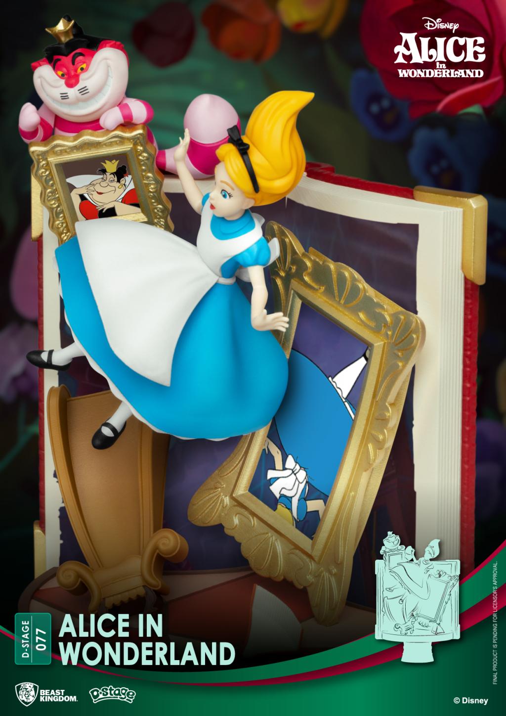 DISNEY - Alice au Pays des Merveilles - Diorama D-Stage 13cm - 6