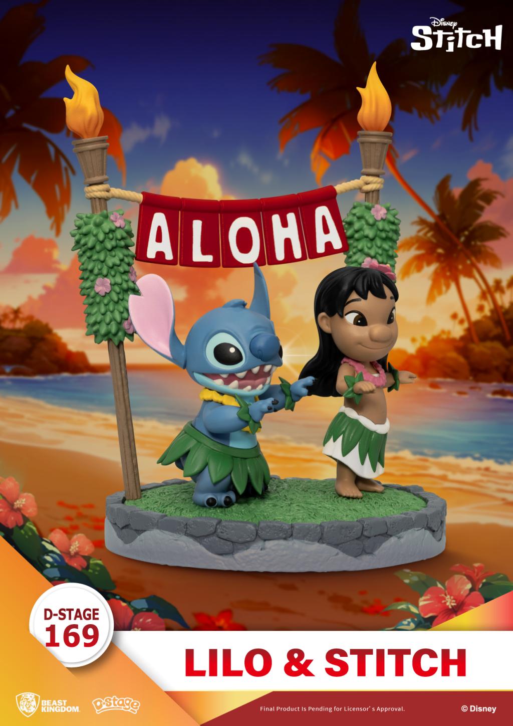 LILO & STITCH - Aloha - Diorama D-Stage 13cm - 3