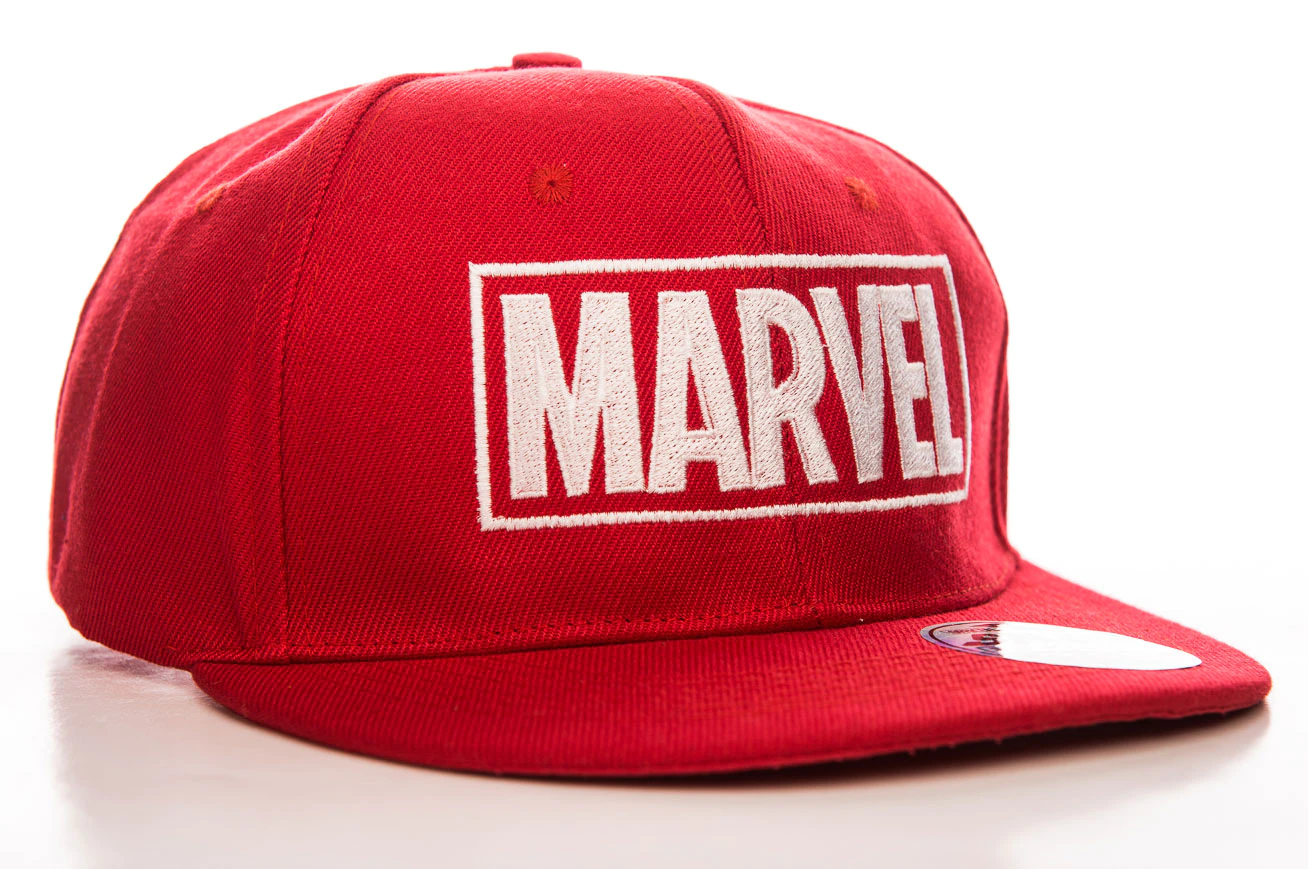 MARVEL - Marvel Red Logo Snapback Cap_IMAGE_2