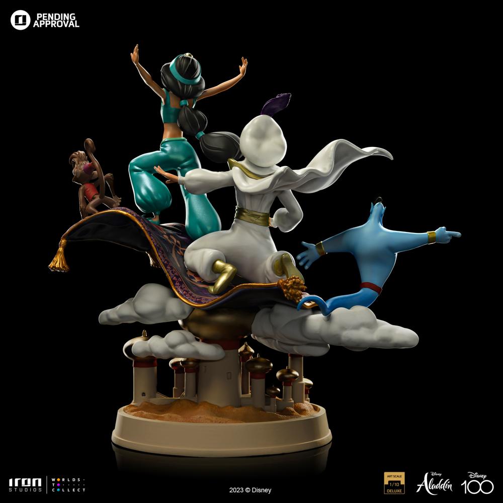 DISNEY - Aladdin & Jasmine - Statuette Art Scale Deluxe 1/10 30.3cm - 4
