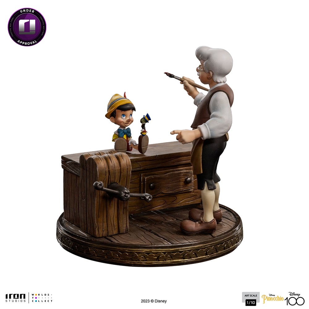 Figurine Pinocchio assis à poser PM [Prix Bas]