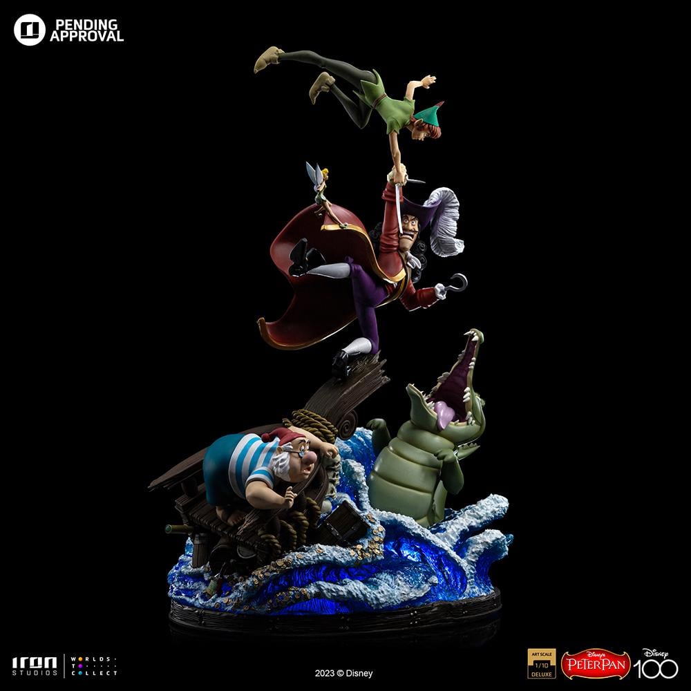 DISNEY - Peter Pan VS Hook - Statue Art Scale Deluxe 1/10 42.4cm - 5