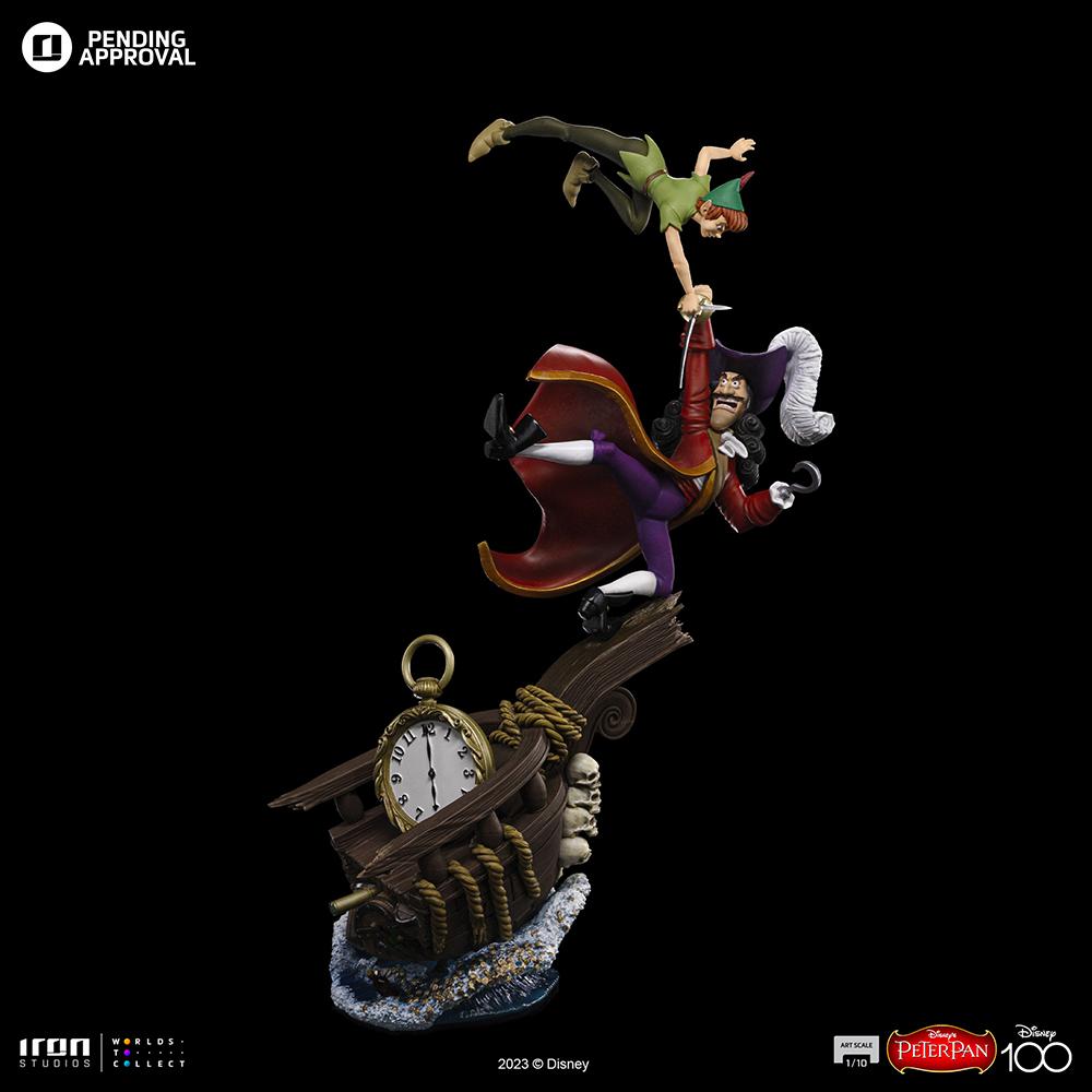 DISNEY - Peter Pan VS Crochet - Statuette Art Scale 1/10 40cm - 3