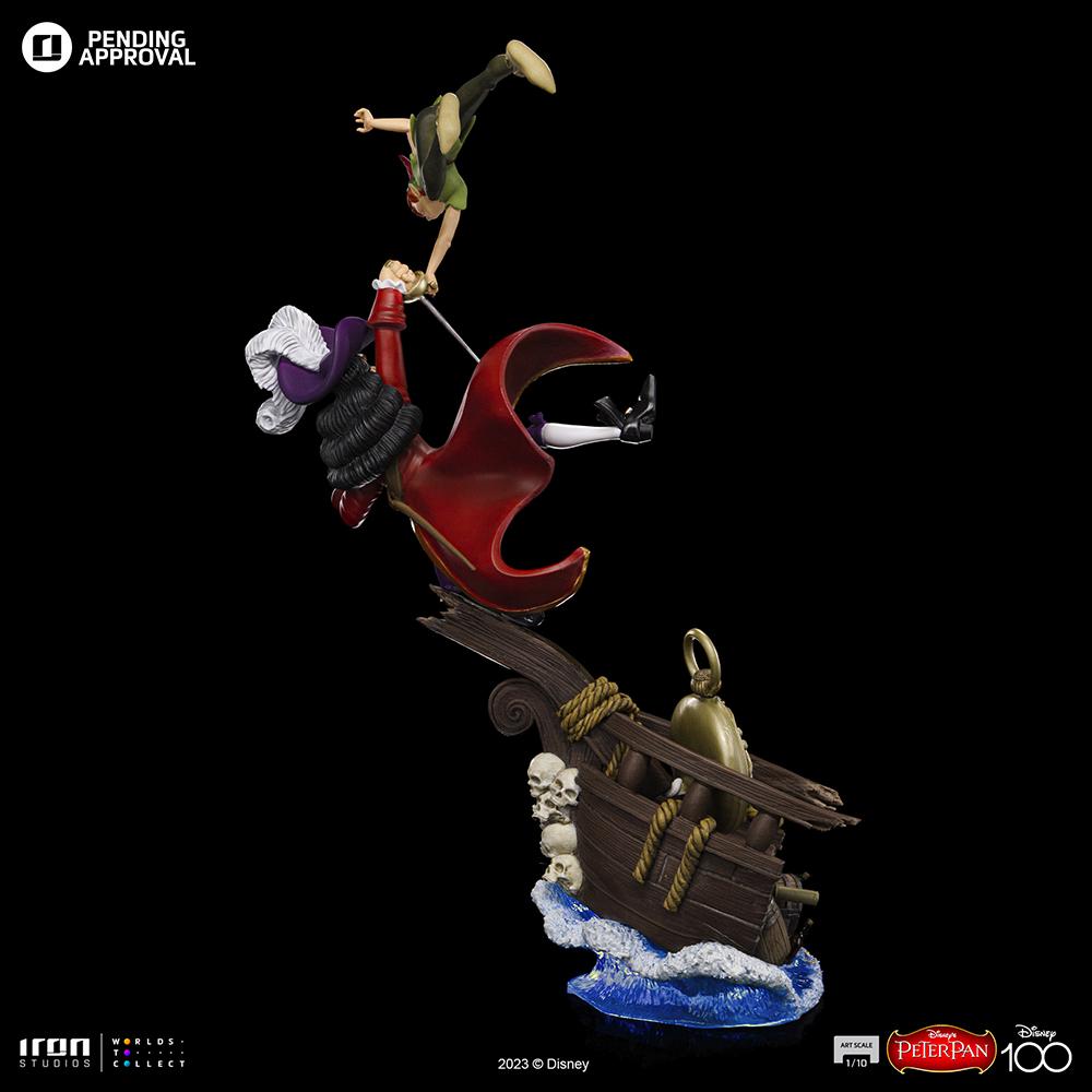 DISNEY - Peter Pan VS Crochet - Statuette Art Scale 1/10 40cm - 4