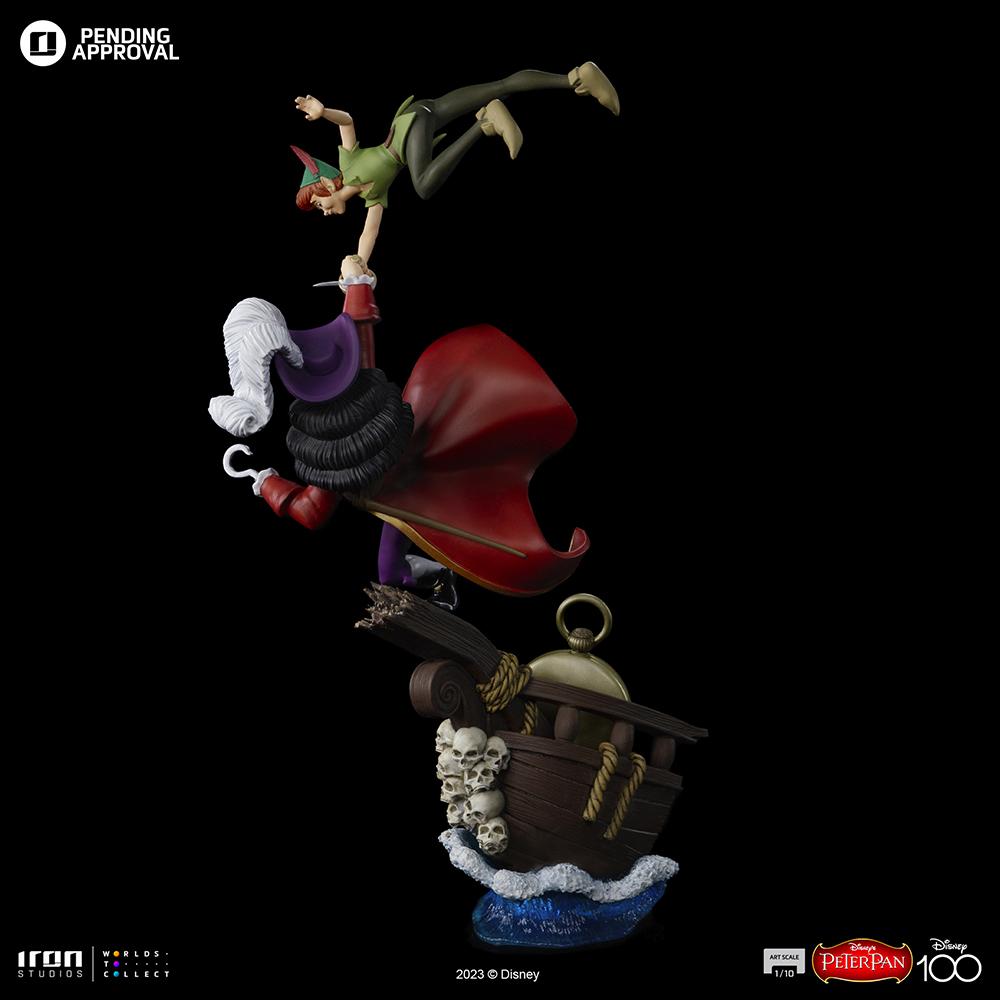 DISNEY - Peter Pan VS Crochet - Statuette Art Scale 1/10 40cm - 5