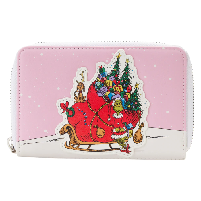 DR SEUSS The Grinch Wallet LoungeFly Grinch Sleigh