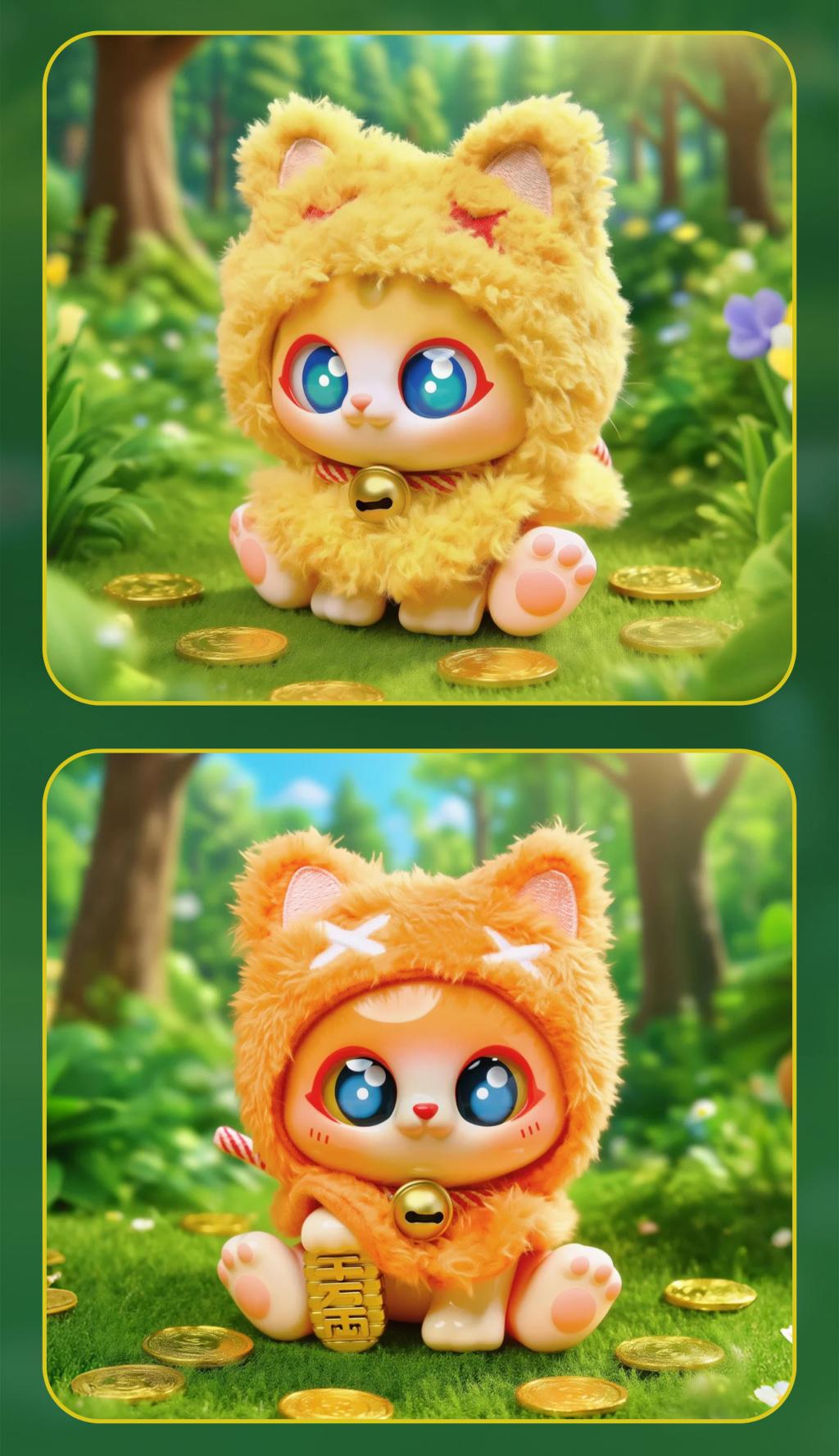 PICOCO - Lucky Kitty Cape Series BLIND BOX (6pcs) - 10cm - 2