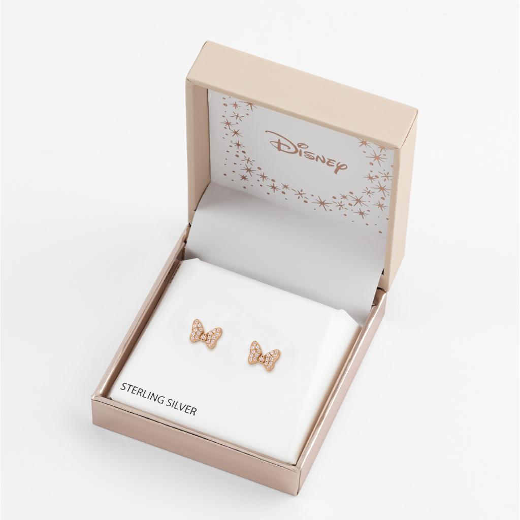 MINNIE - Noeud - 1 Paire de Clous d'Oreilles en Argent Sterling - 2