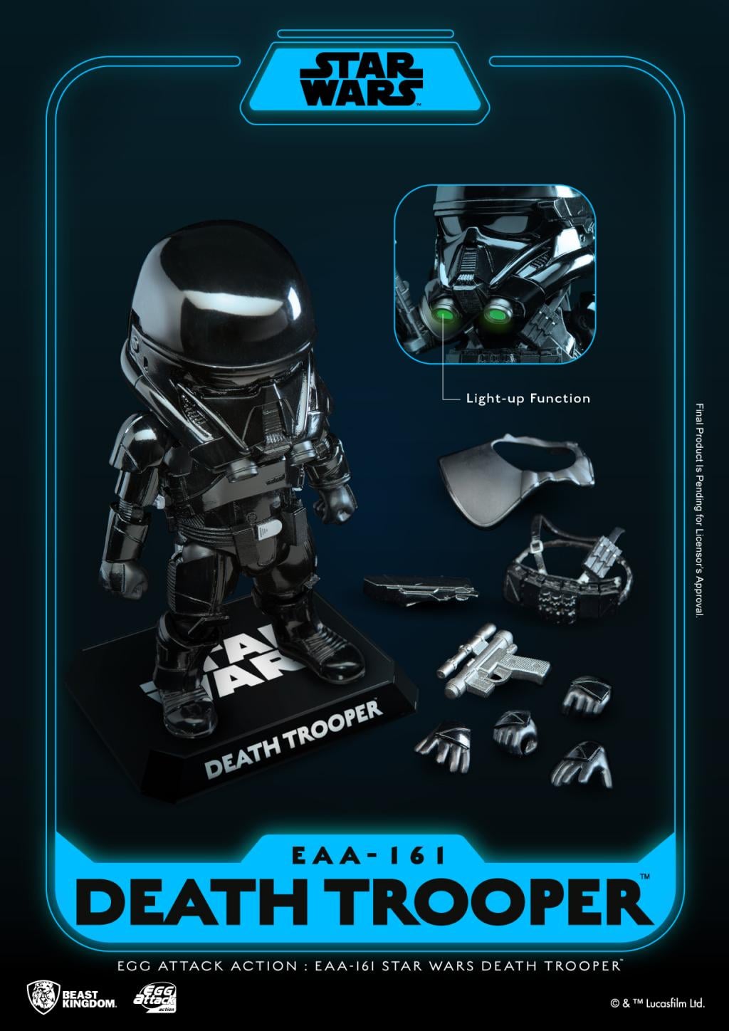STAR WARS - Death Trooper - Figure Egg Attack Action 16.5cm - 5