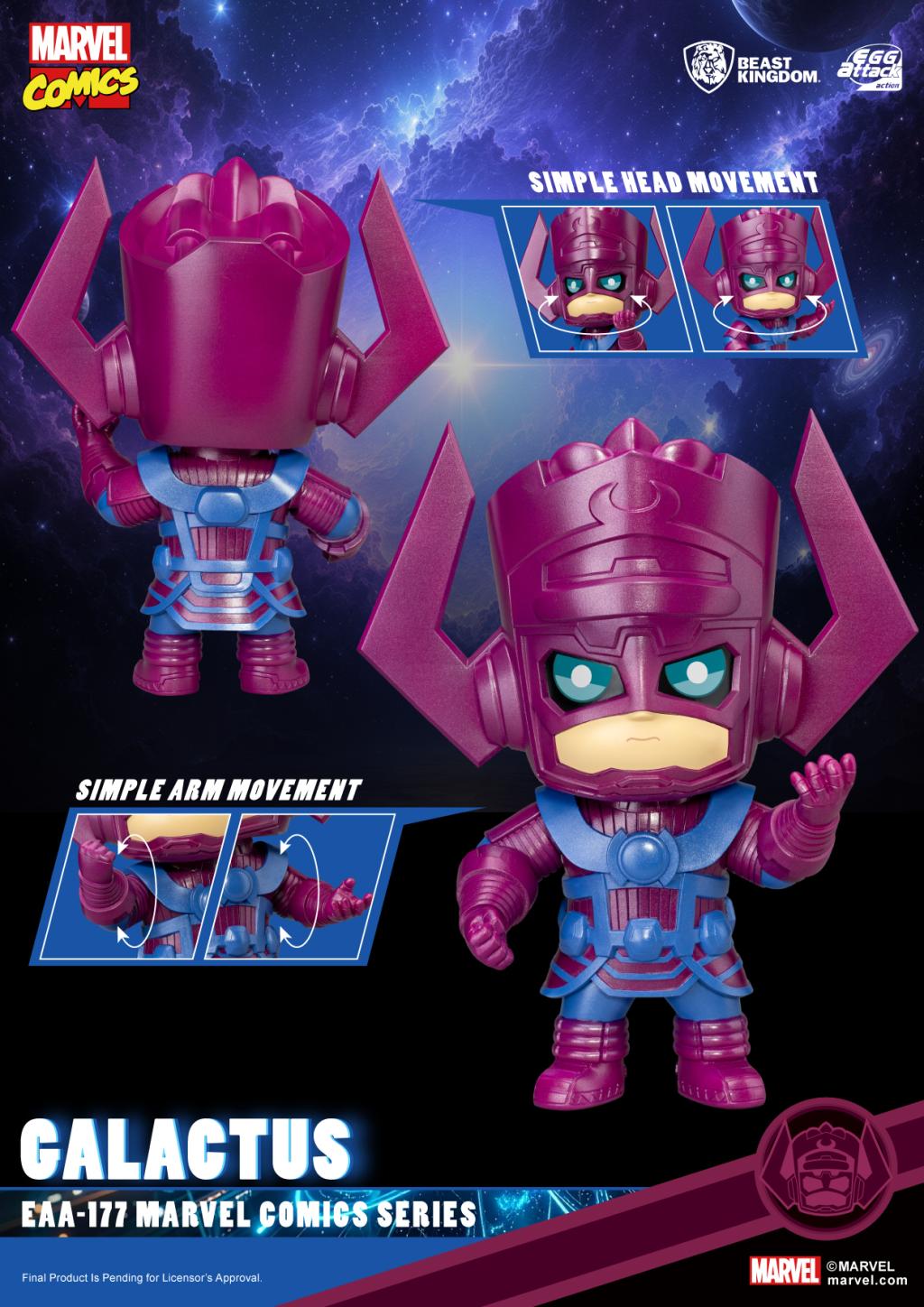 MARVEL COMICS - Galactus - Figure Egg Attack Action 20.4cm - 5