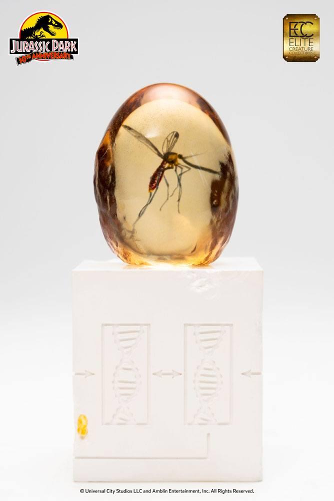 JURASSIC PARK - Moustique Eléphant dans Ambre - Statuette 10cm - 3