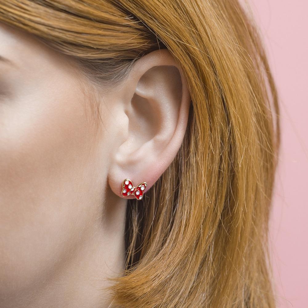 MINNIE - Bow - 1 Pair of Studs Earrings - 2