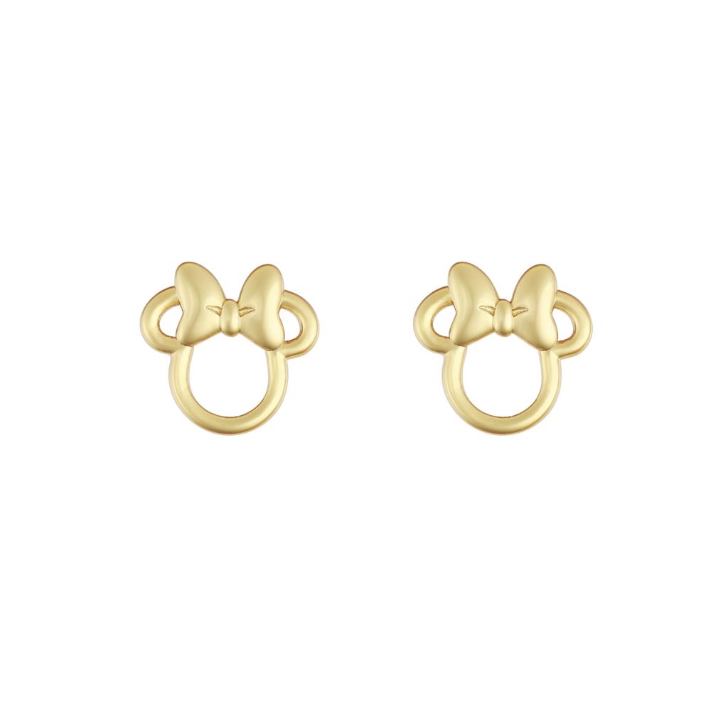 MINNIE - 1 Paire de Clous d'Oreilles Doré - 2