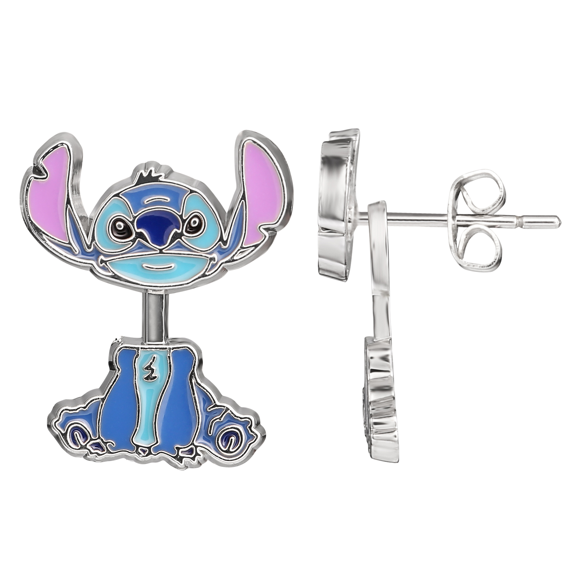 Stitch - Boucles d'oreilles d'oreilles - Bijoux enfant - Disney - Lilo et  Stitch 