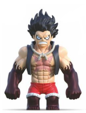 ONE PIECE - Luffy "Snakeman" - Figurine Elastikorps 23cm