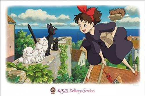 Ghibli - Kiki la petite sorcière - Puzzle effet vitrail La ville de Ko