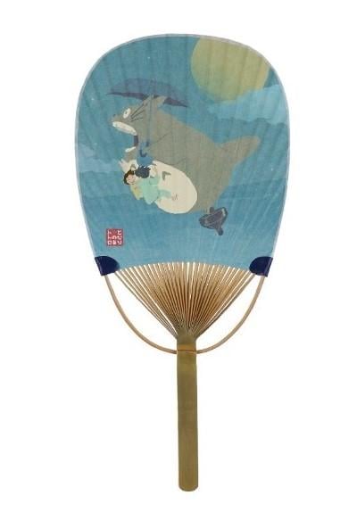 MON VOISIN TOTORO - Totoro Volant - Eventail 375x175x5mm - 2