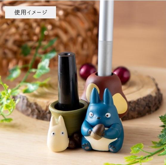 MY NEIGHBOR TOTORO - Blue & White Totoro - Figure Pen Pot 4.5cm - 4