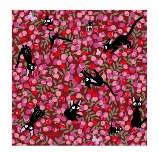 KIKI'S DELIVERY SERVICE - Jiji & Flowers - Chiyogami Paper 15x15cm - 3