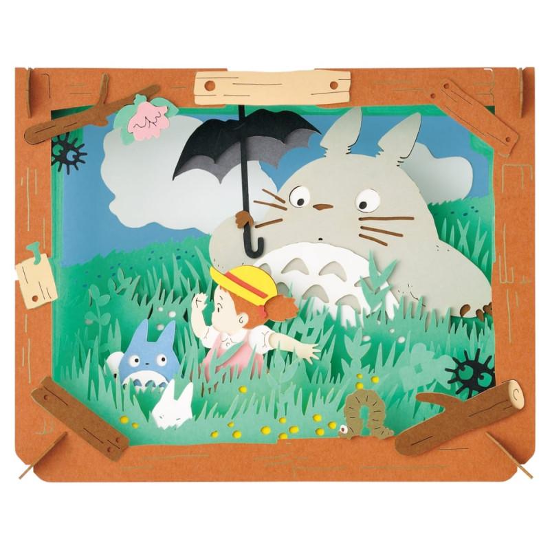 MON VOISIN TOTORO - Totoro dans les prés - Théâtre de papier - 2