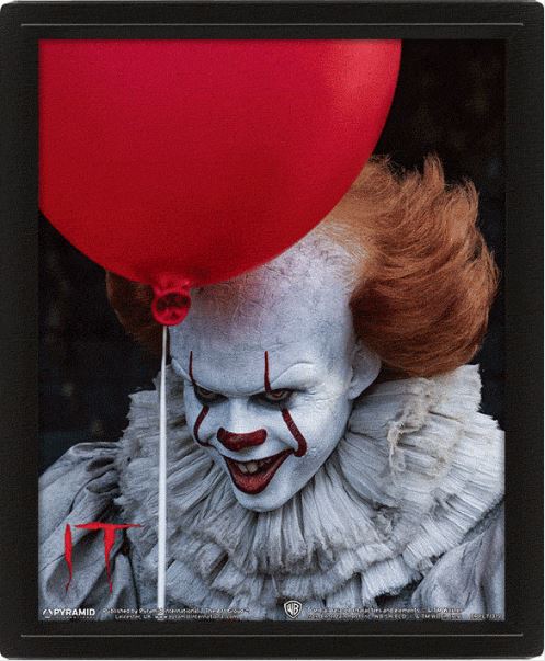 IT - 3D Lenticular Poster 26X20 - Pennywise Evil_IMAGE_1