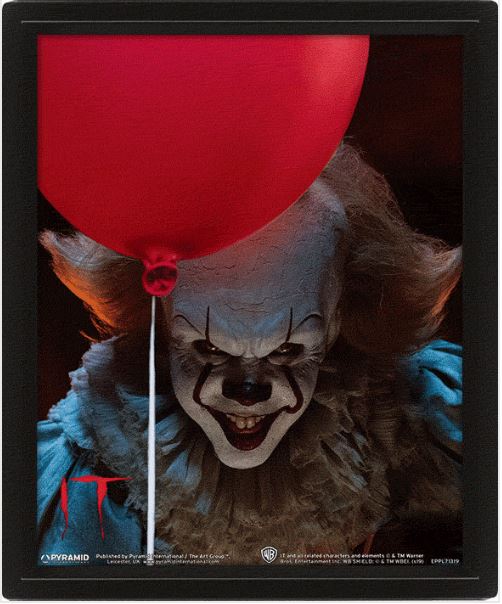 IT - 3D Lenticular Poster 26X20 - Pennywise Evil_IMAGE_2