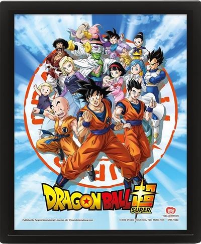 DRAGON BALL SUPER - Z Fighters - 3D Lenticular Poster 26x20cm_IMAGE_1