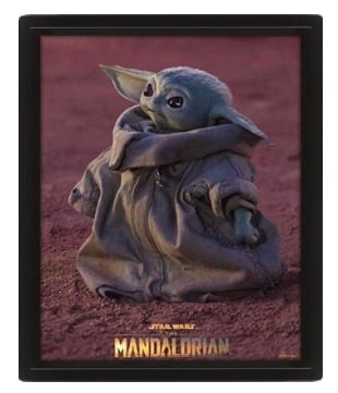 STAR WARS - The Mandalorian Grogu - 3D Lenticular Poster 26x20cm_IMAGE_1