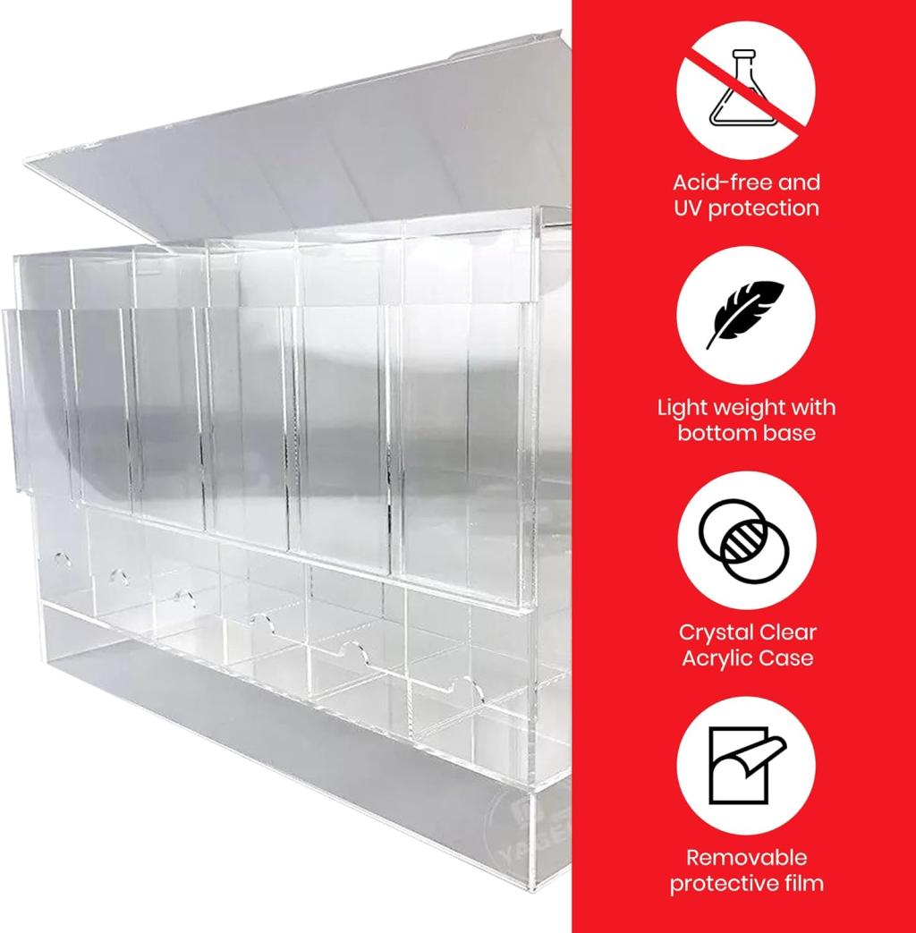 EVORETRO - PREMIUM 6-Slot Acrylic Card Pack Dispenser - 2