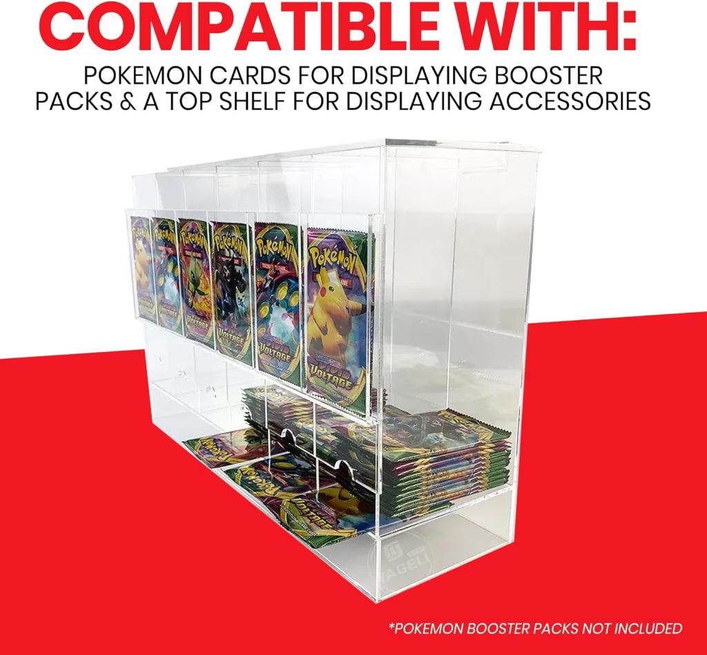 EVORETRO - PREMIUM 6-Slot Acrylic Card Pack Dispenser - 4