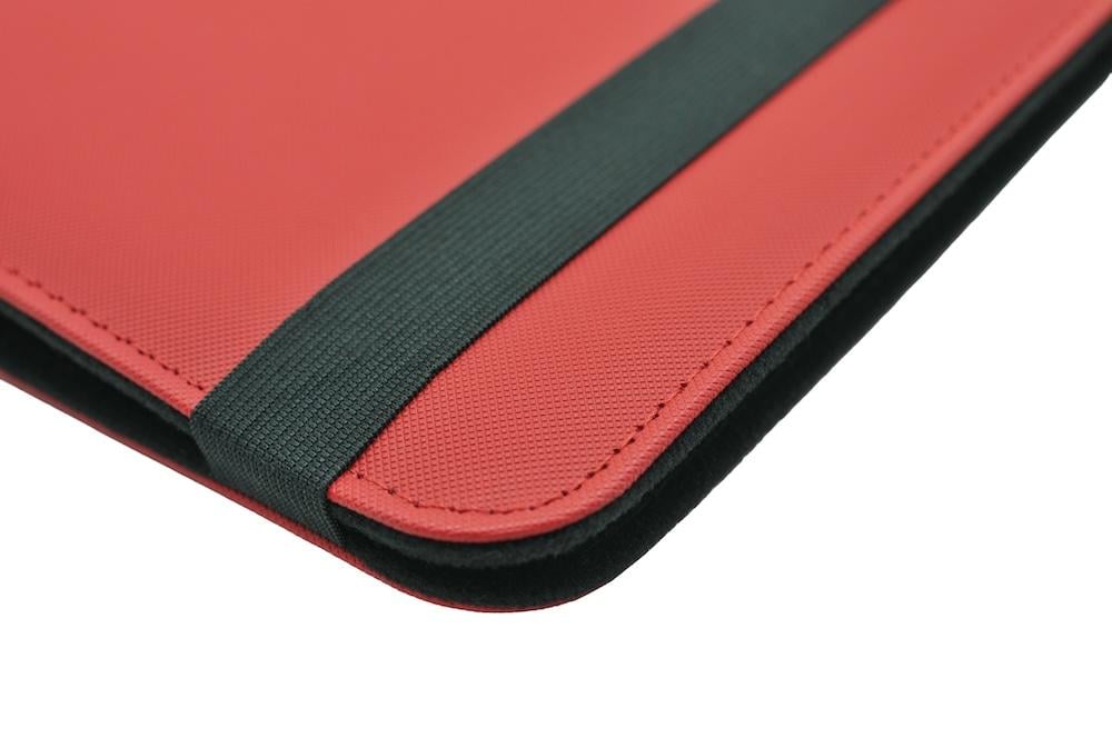 EVORETRO - Regular Card Binder 9 pocket for 360 cards w/ elastic Red - 3