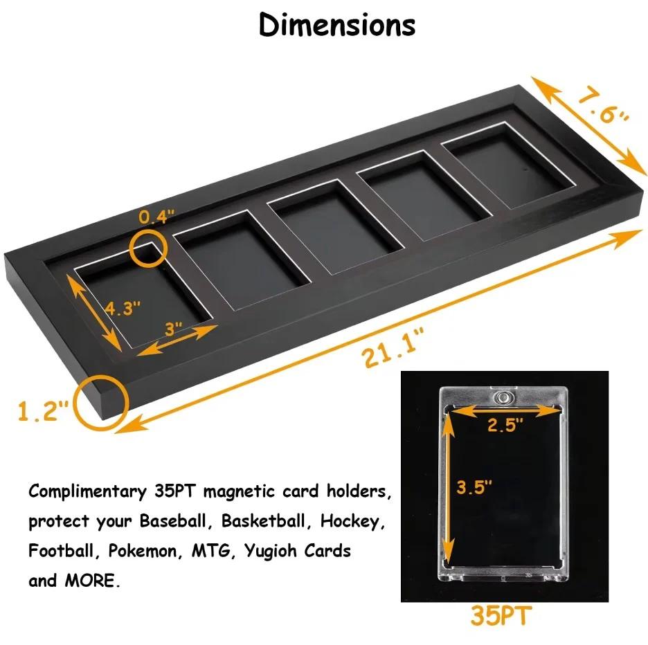 EVORETRO - Display Case for 5 Cards In Magnetic Case 1pc - 4