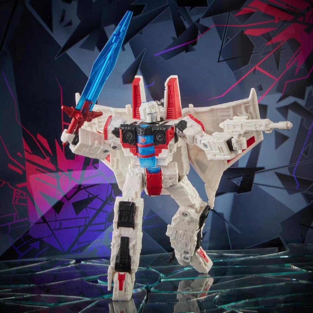 TRANSFORMERS GENERATIONS - Starscream -Figurine Shattered Glass 17.5cm - 4