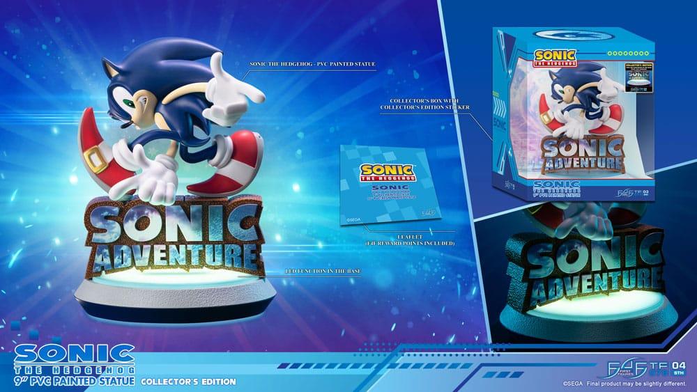SONIC ADVENTURE - Sonic L'Hérisson - Statuette Collector Edition 23cm - 6