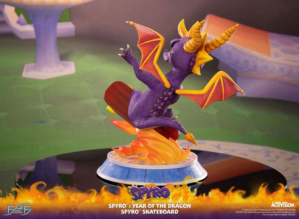 SPYRO YEAR OF THE DRAGON - Spyro Skateboard - Statue 34cm - 3