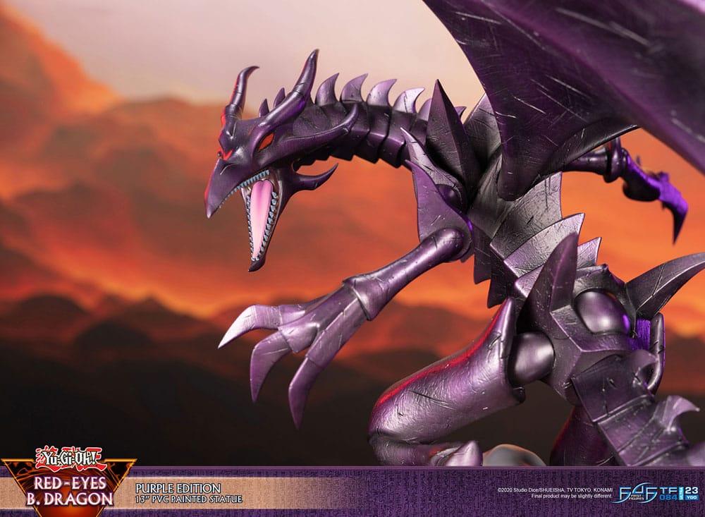 YU-GI-OH! - Dragon mauve aux yeux rouges - Statuette 33cm - 4
