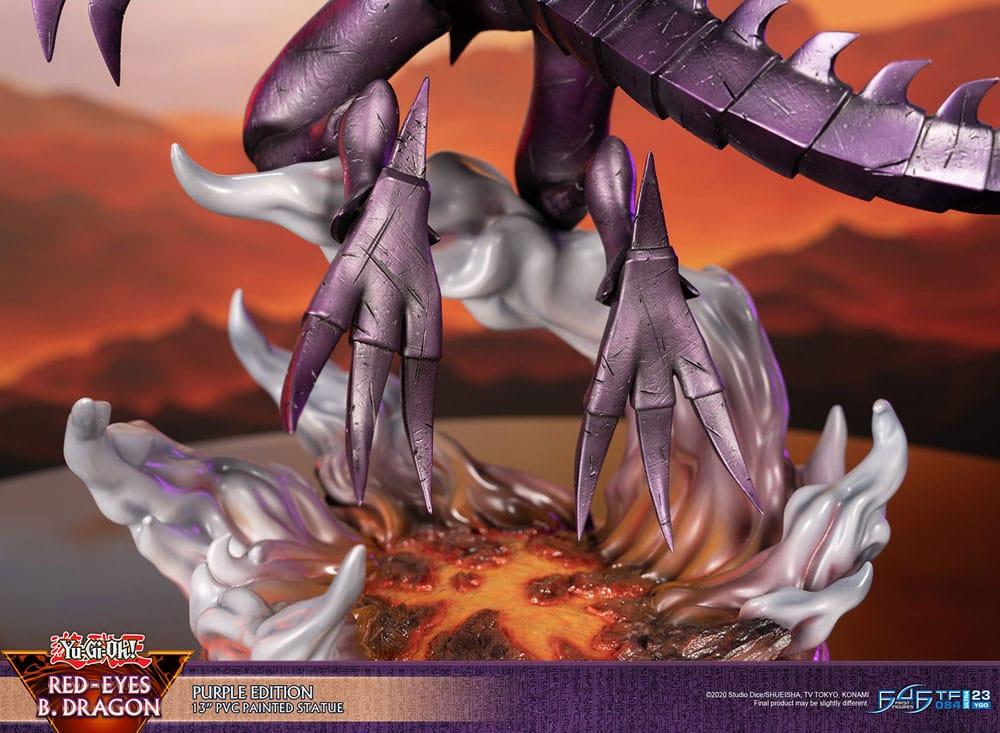 YU-GI-OH! - Dragon mauve aux yeux rouges - Statuette 33cm - 5