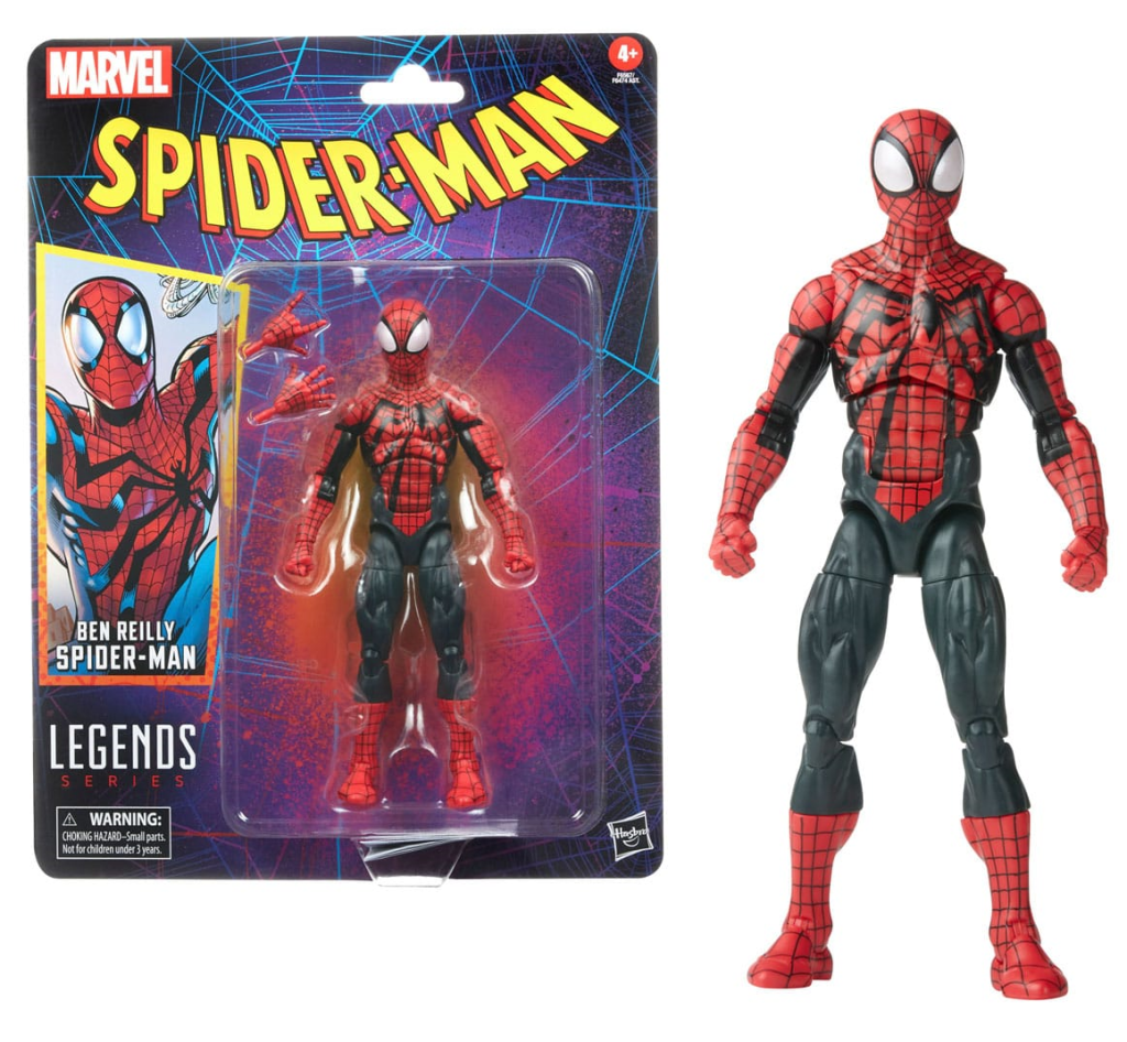 MARVEL LEGENDS Ben Reilly SpiderMan Figure Retro Collection 15cm