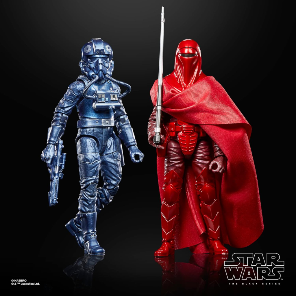 STAR WARS -Garde Empereur & Pilote TIE - Pack 2 Fig. Black Series 15cm - 6