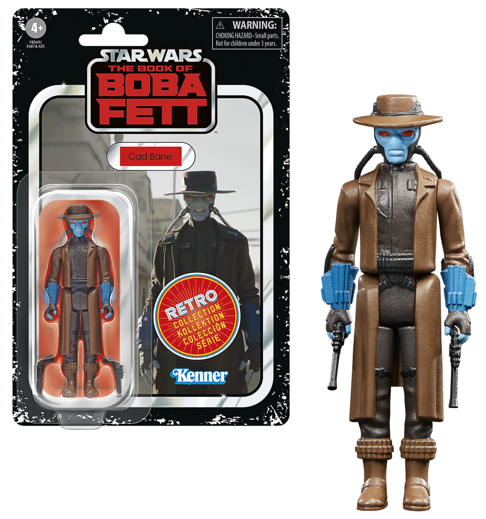 BOOK OF BOBA FETT Cad Bane Figure Retro Collection 10cm