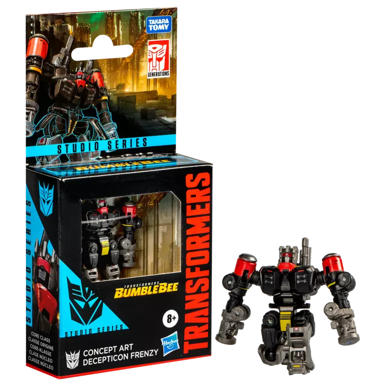 TRANSFORMERS BUMBLEBEE Frenzy Figure Studio Series Core 9cm