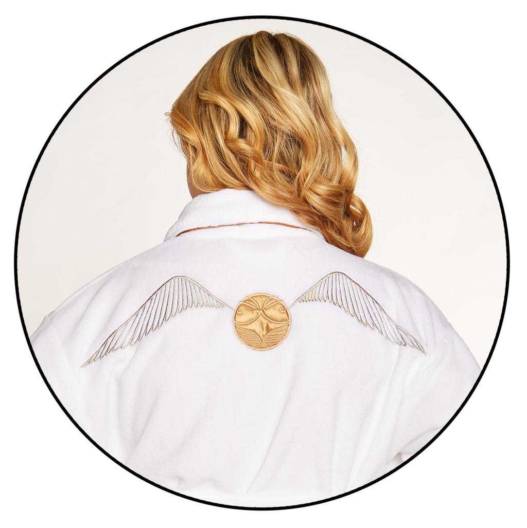 HARRY POTTER - Peignoir Femme - Vif D'or- Adulte - Taille Unique - 2