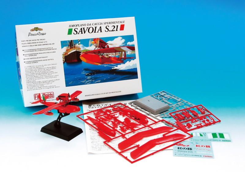 PORCO ROSSO - Savoia S.21 Prototype - Model Kit to paint 1/72 - 2